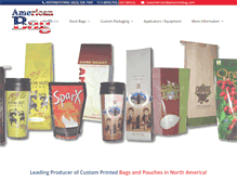 Tablet Screenshot of americanbag.com